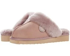 FIRESIDE By Dearfoams Sydney Genuine Shearling Scuff